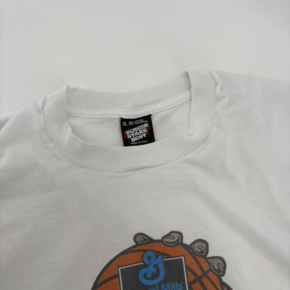 VTG 90's General Mills‎ & SEC Basketball T-Shirt Made In USA Single Stitch XL
